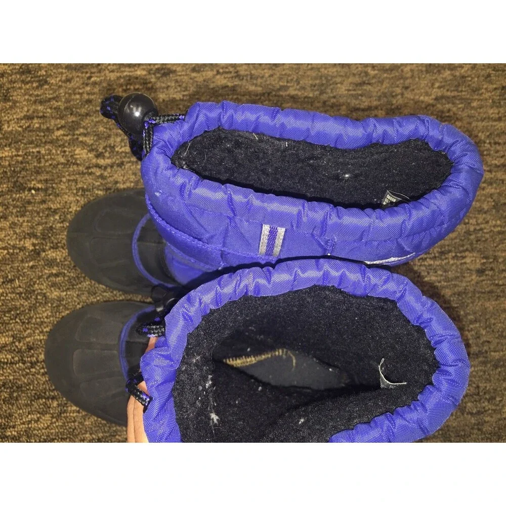 Explorers winter boots Boys blue/black size US 4 Youth EUR 36.5 pre-owned